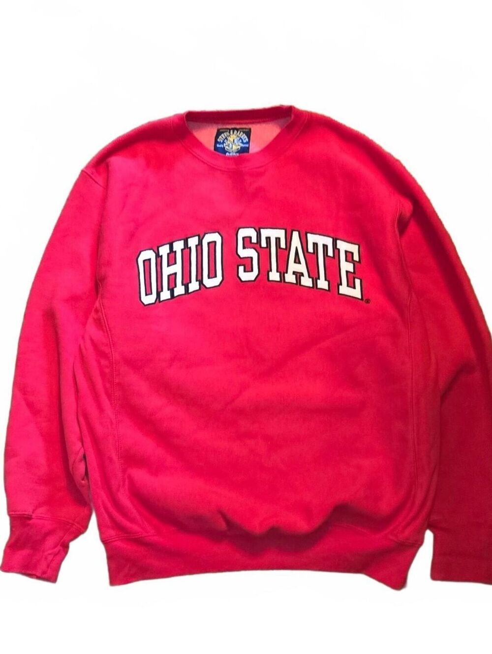 Vintage Ohio State Reverse Weave Sweatshirt Mens M Red steve And Barry's NCAA